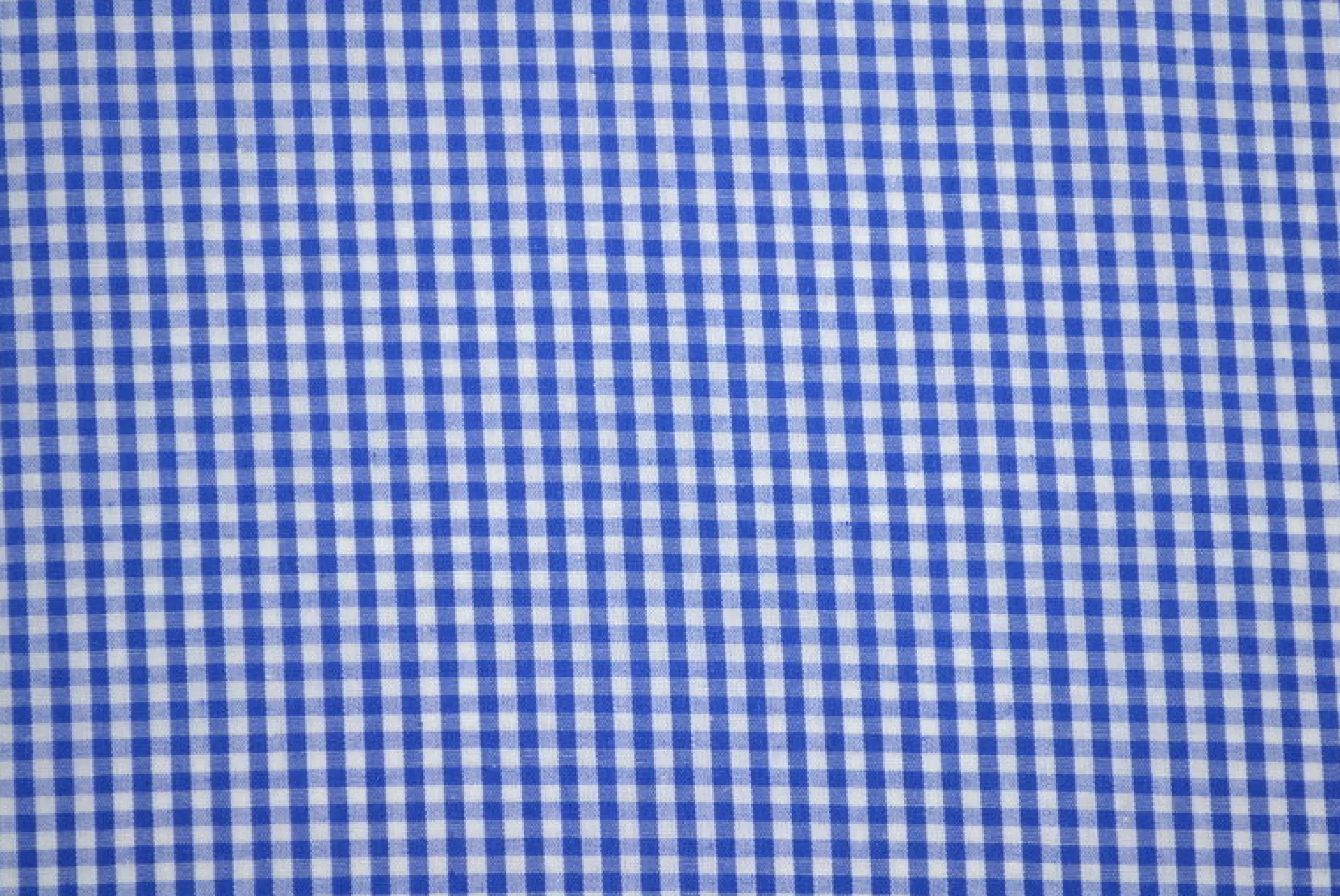 Katoen – Boerenbont – Ruitjes 2,5 mm blauw