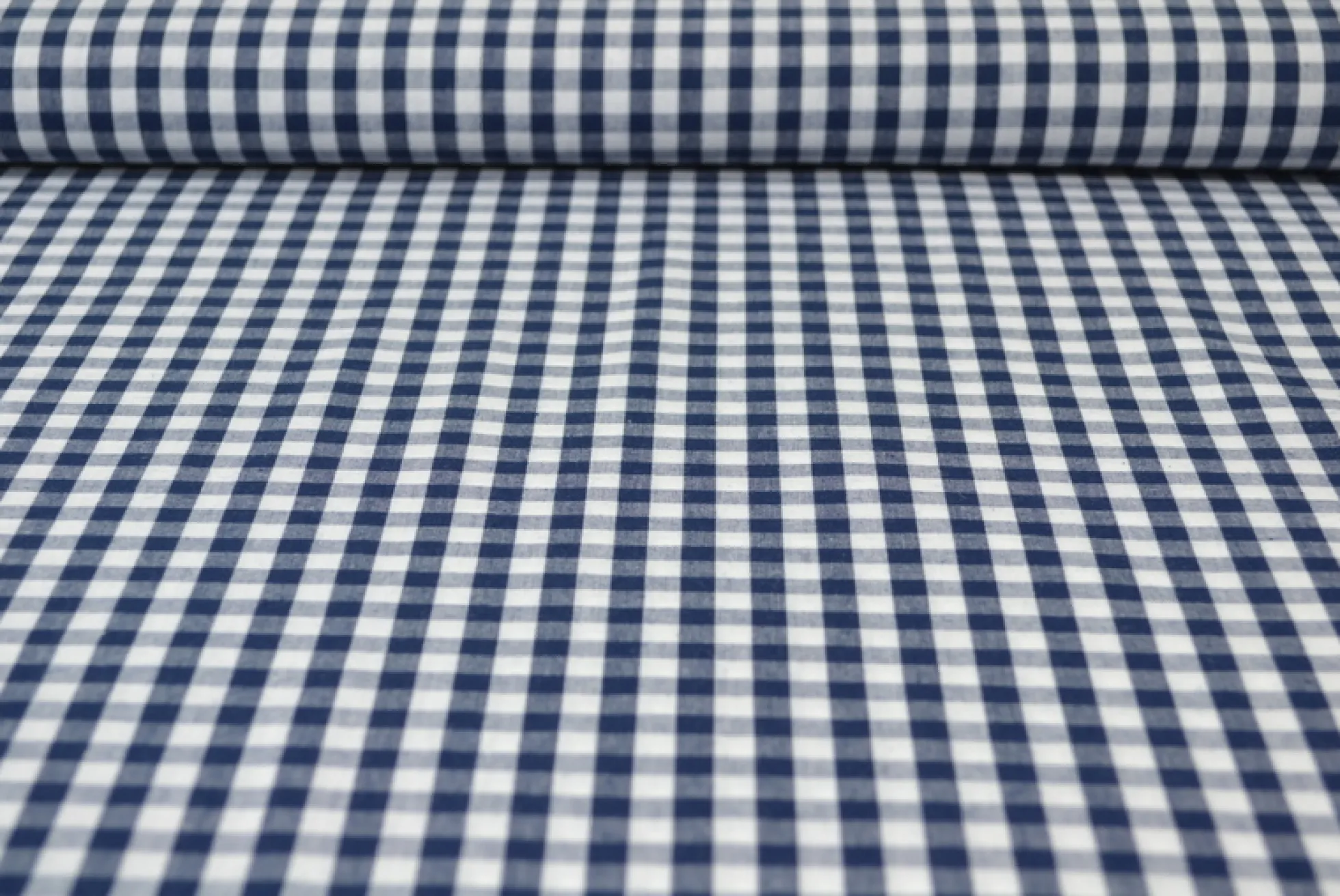 Katoen – Boerenbont – Ruitjes 6,5 mm navy