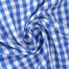 Katoen – Boerenbont – Ruitjes 6,5 mm blauw