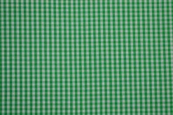 Katoen – Boerenbont – Ruitjes 2,5 mm groen