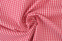 Katoen – Boerenbont – Ruitjes 2,5 mm fuchsia