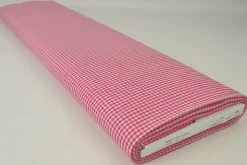 Katoen – Boerenbont – Ruitjes 2,5 mm fuchsia