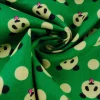 Katoen flanel / molton – Green panda
