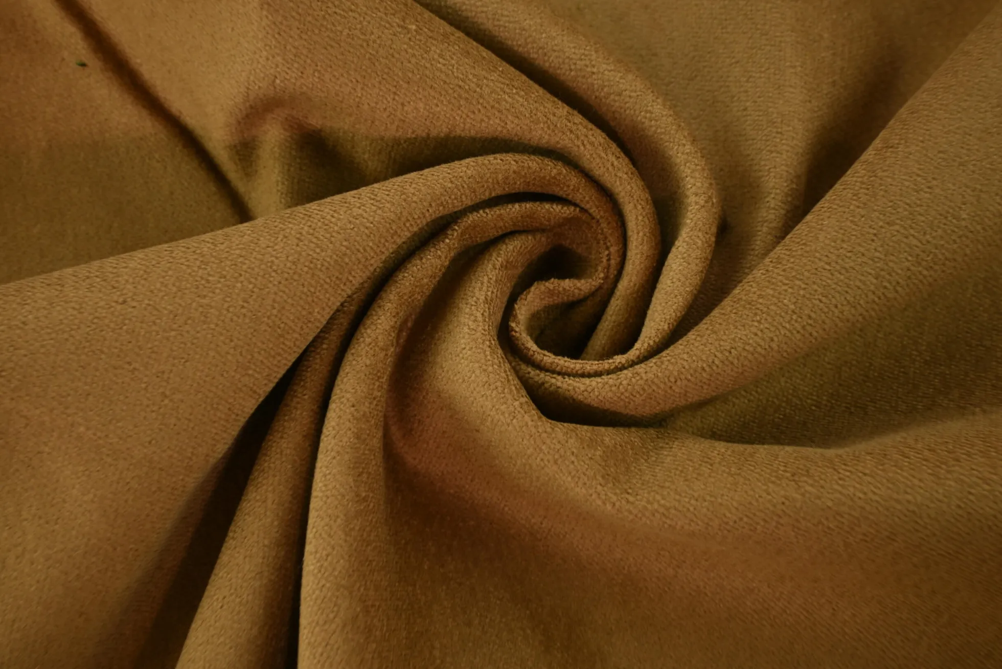 Katoen fluweel stretch – Camel