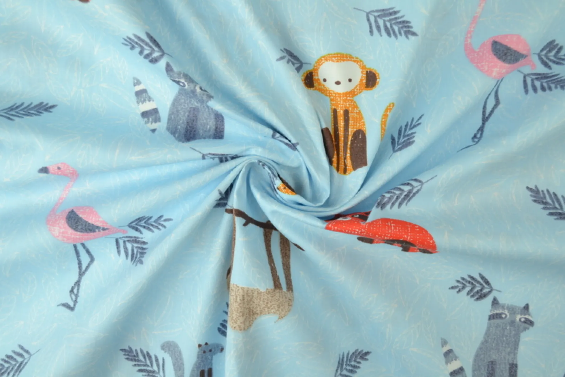 Katoen poplin – Animals