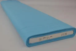 Katoen Poplin: Aqua blauw