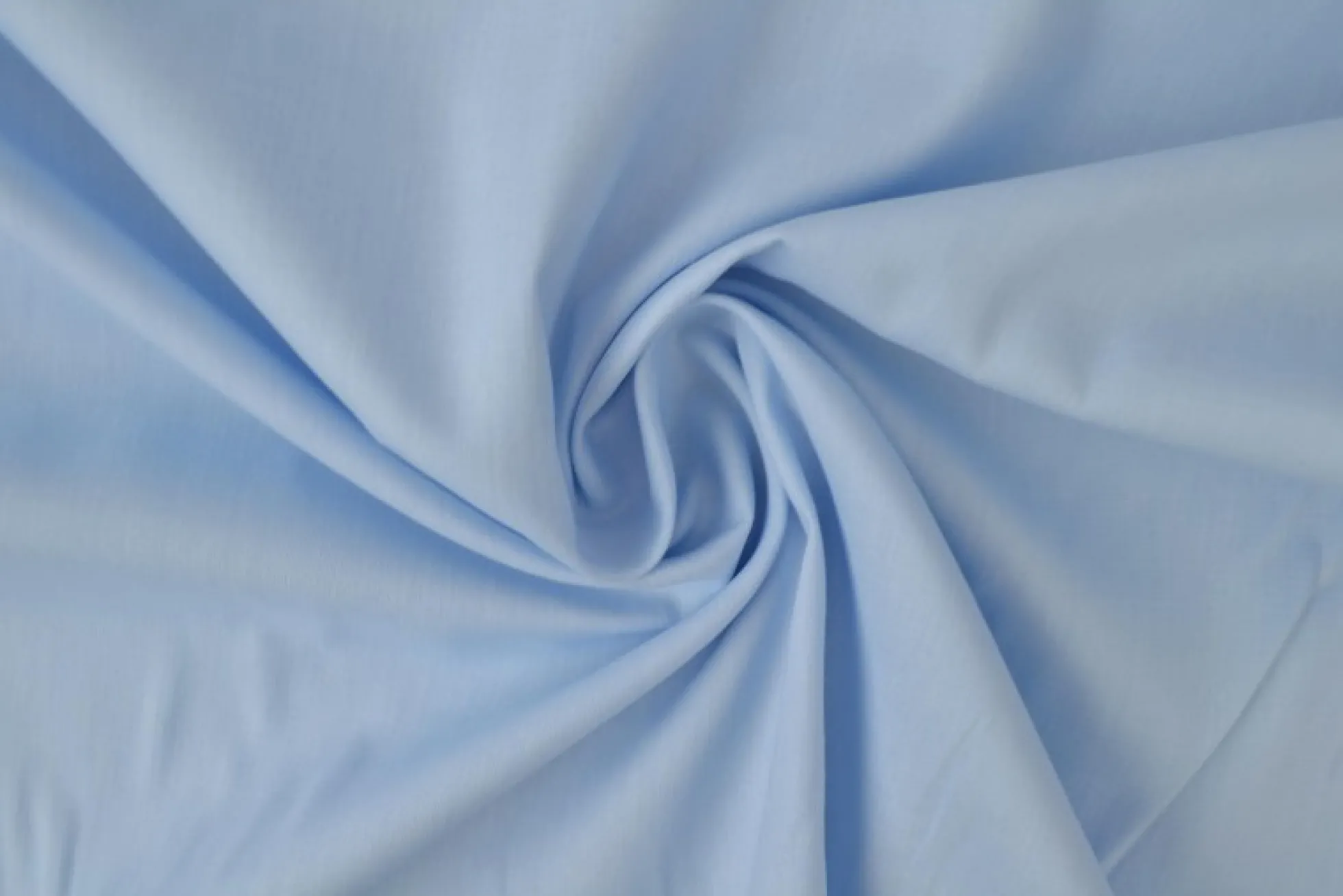 Katoen Poplin: Babyblauw