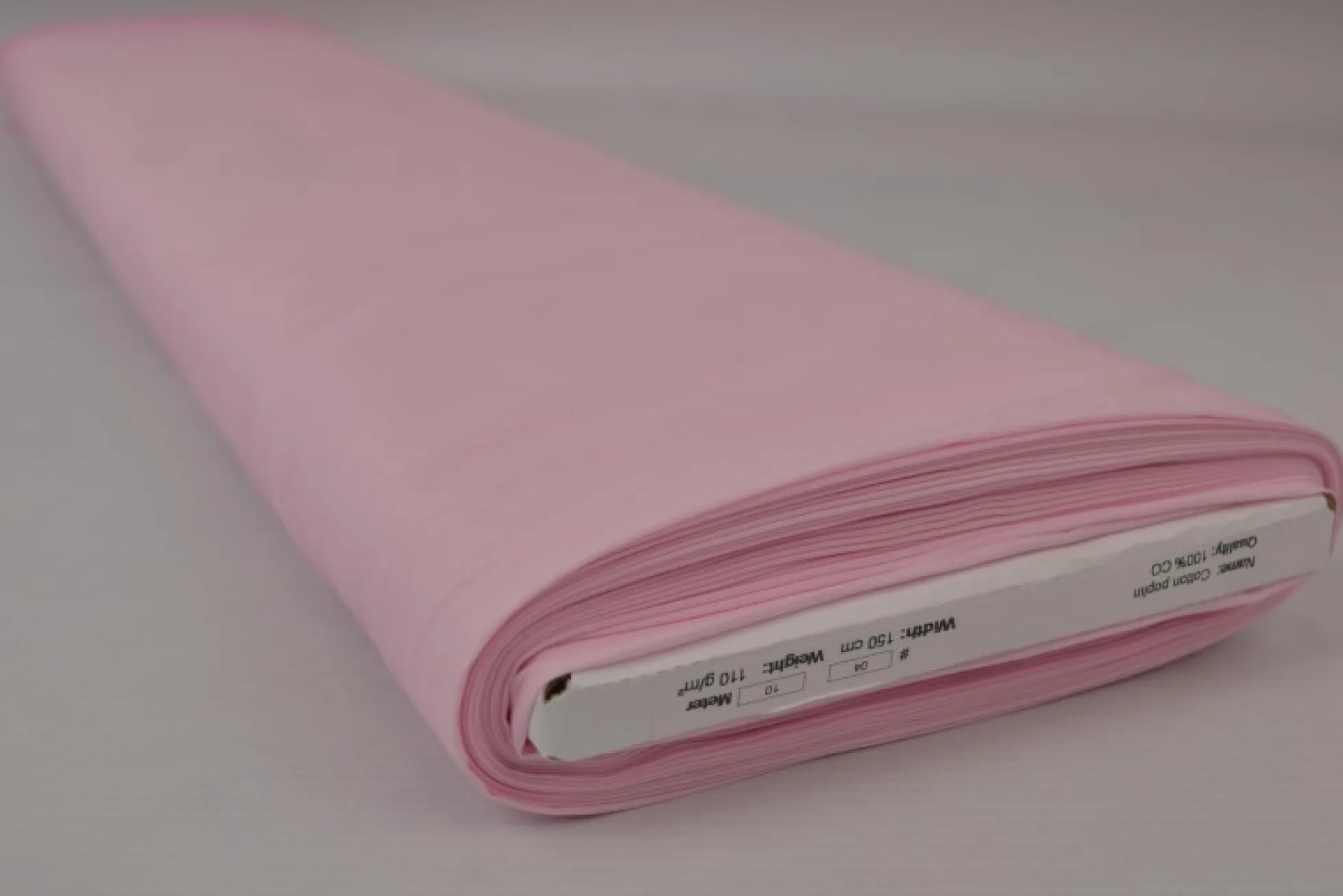 Katoen Poplin: Babyroze