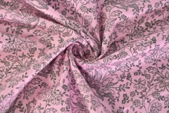 Katoen poplin – Blush Lace Bloom
