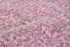 Katoen poplin – Blush Lace Bloom