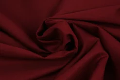 Katoen Poplin: Bordeauxrood