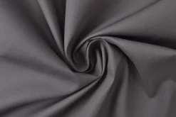 Katoen Poplin: Donkergrijs