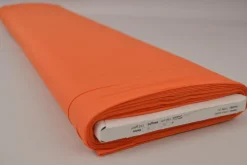 Katoen Poplin: Donker oranje