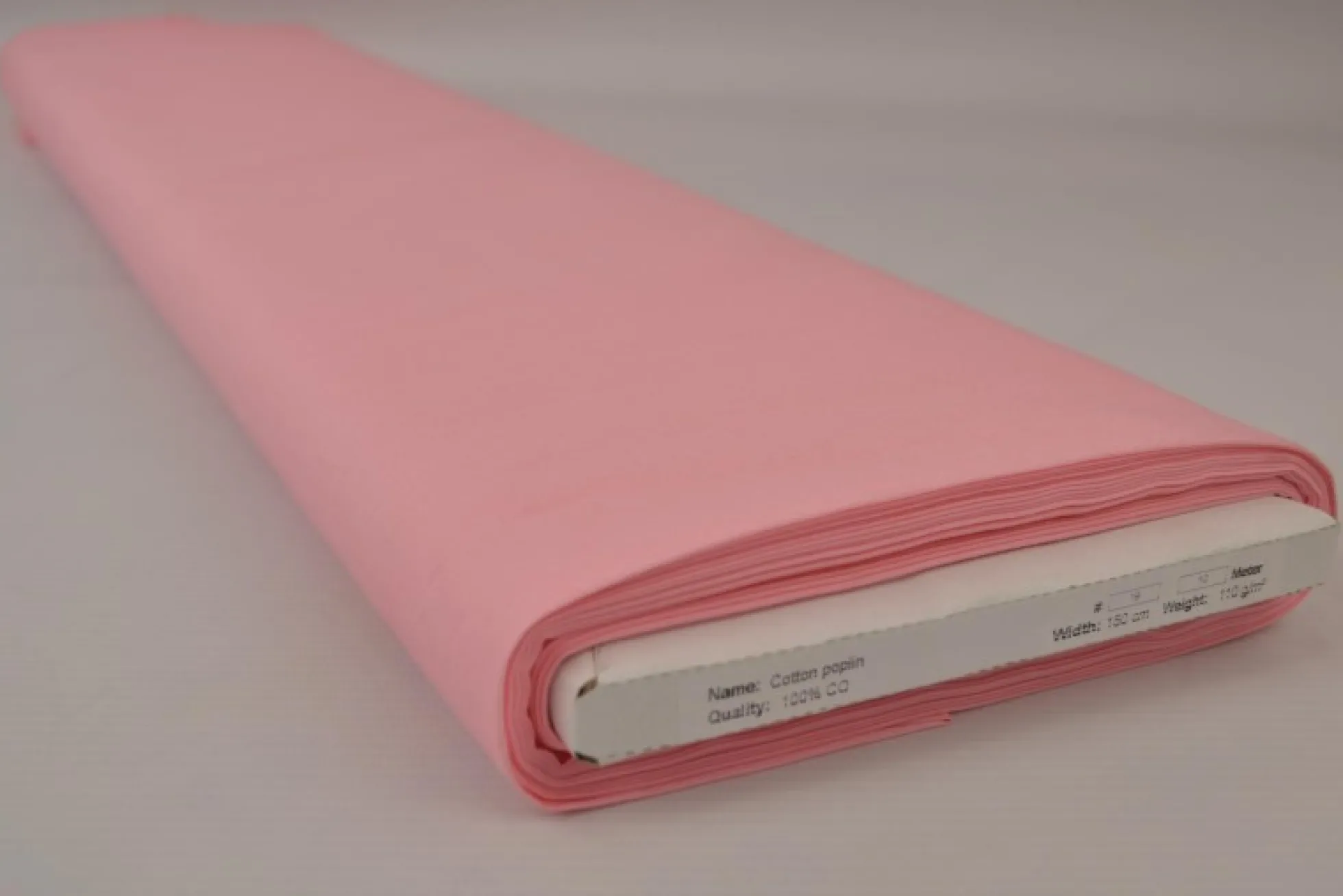 Katoen Poplin: Dusky roze