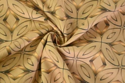 Katoen poplin – Golden Orbit