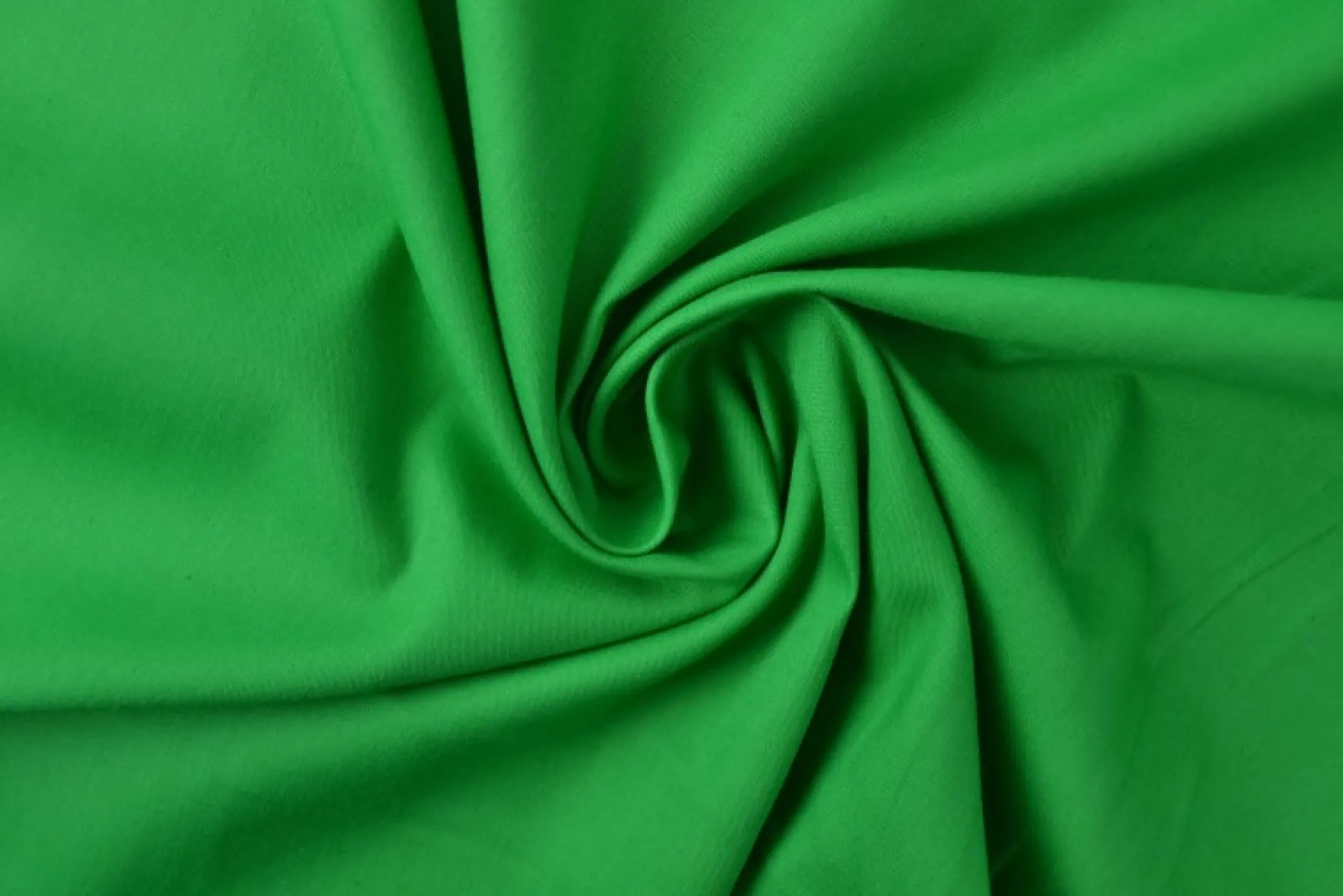 Katoen Poplin: Groen