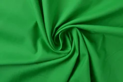 Katoen Poplin: Groen