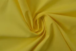 Katoen Poplin: Lichtgeel