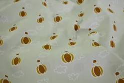 Katoen poplin – Licht zandkleurig luchtballon