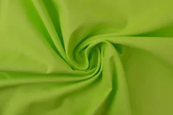Katoen Poplin: Lime groen