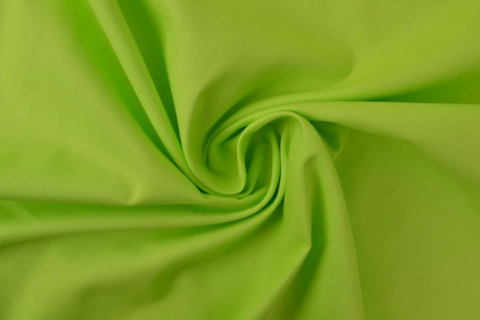 Katoen Poplin: Lime groen