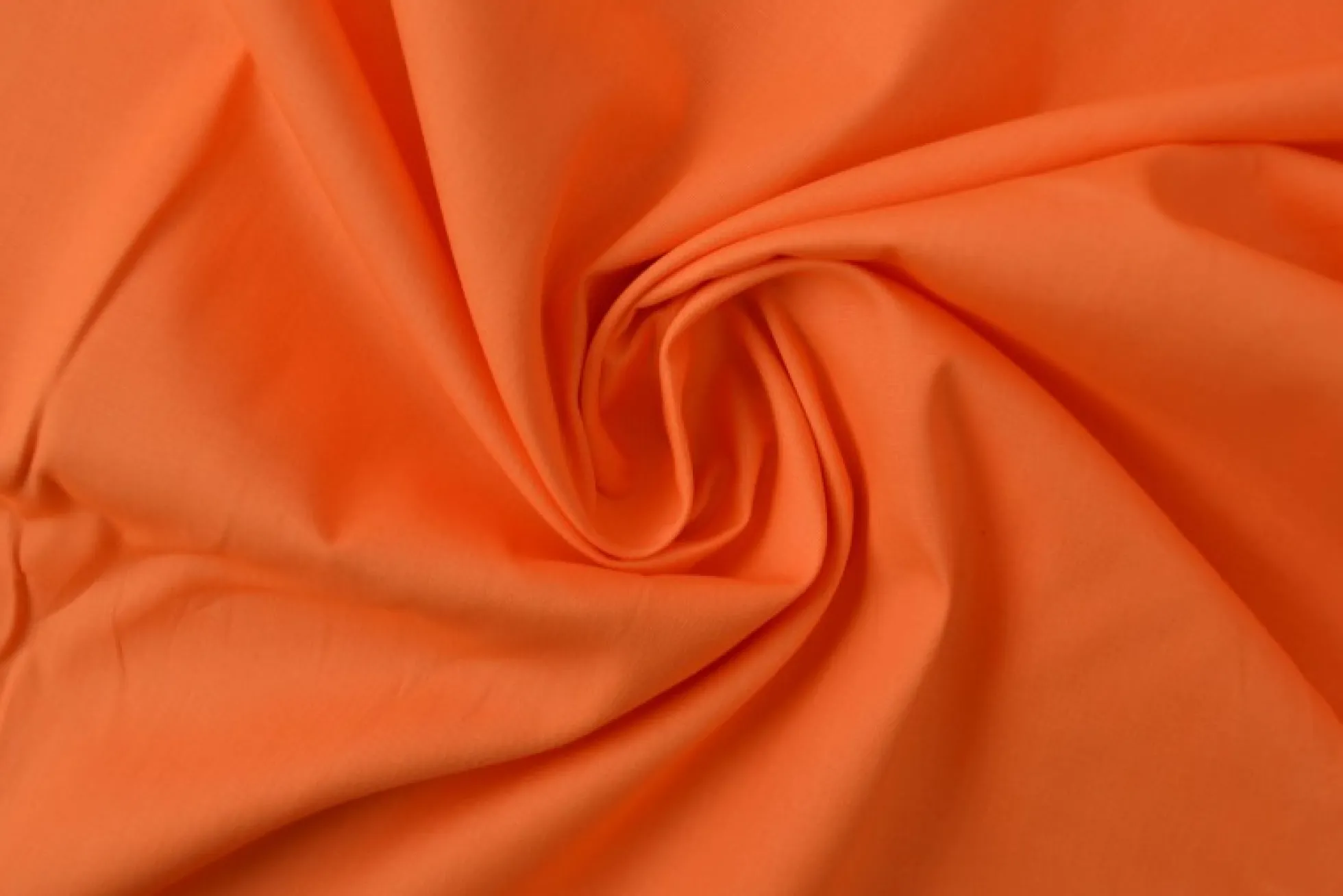 Katoen Poplin: Oranje