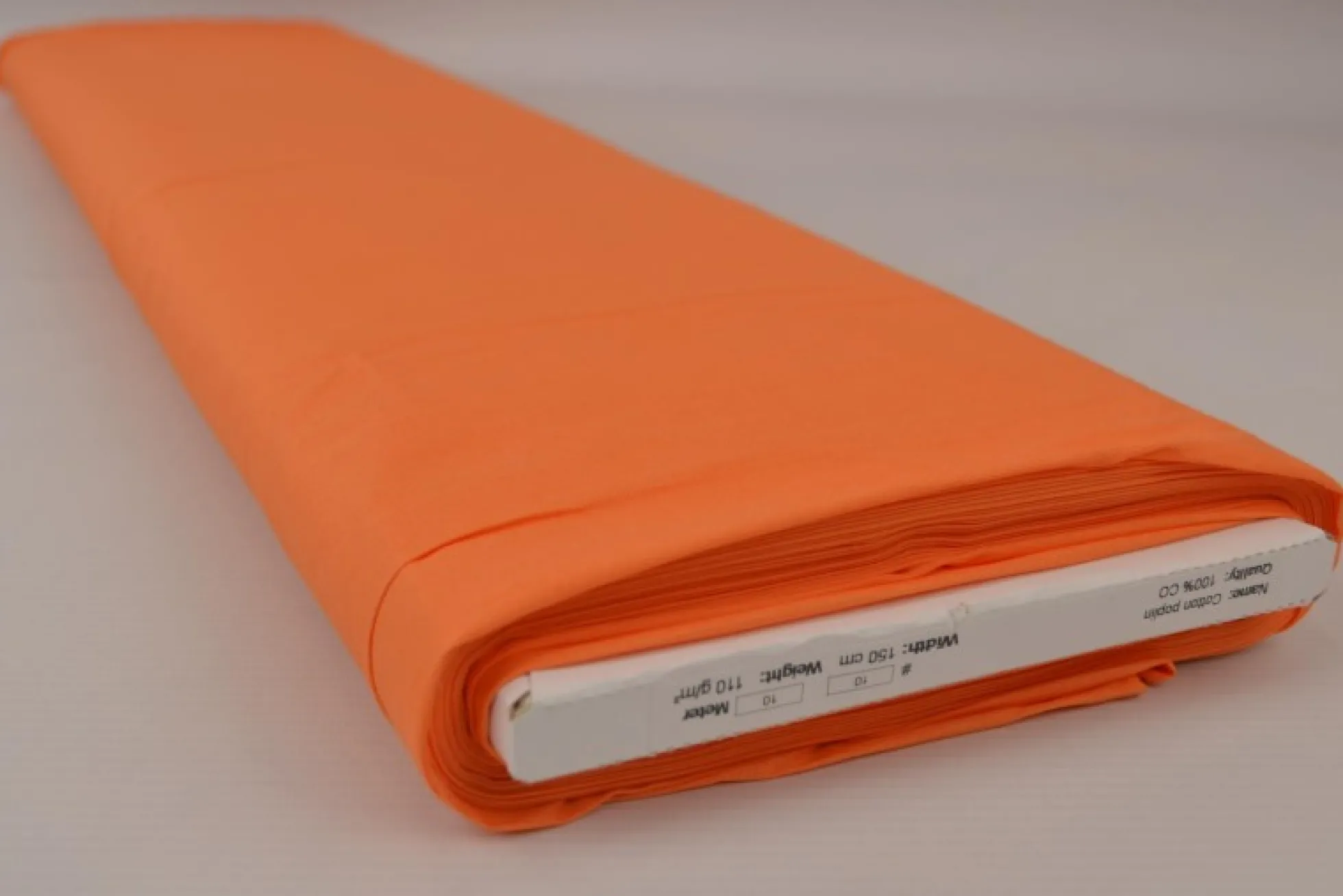 Katoen Poplin: Oranje