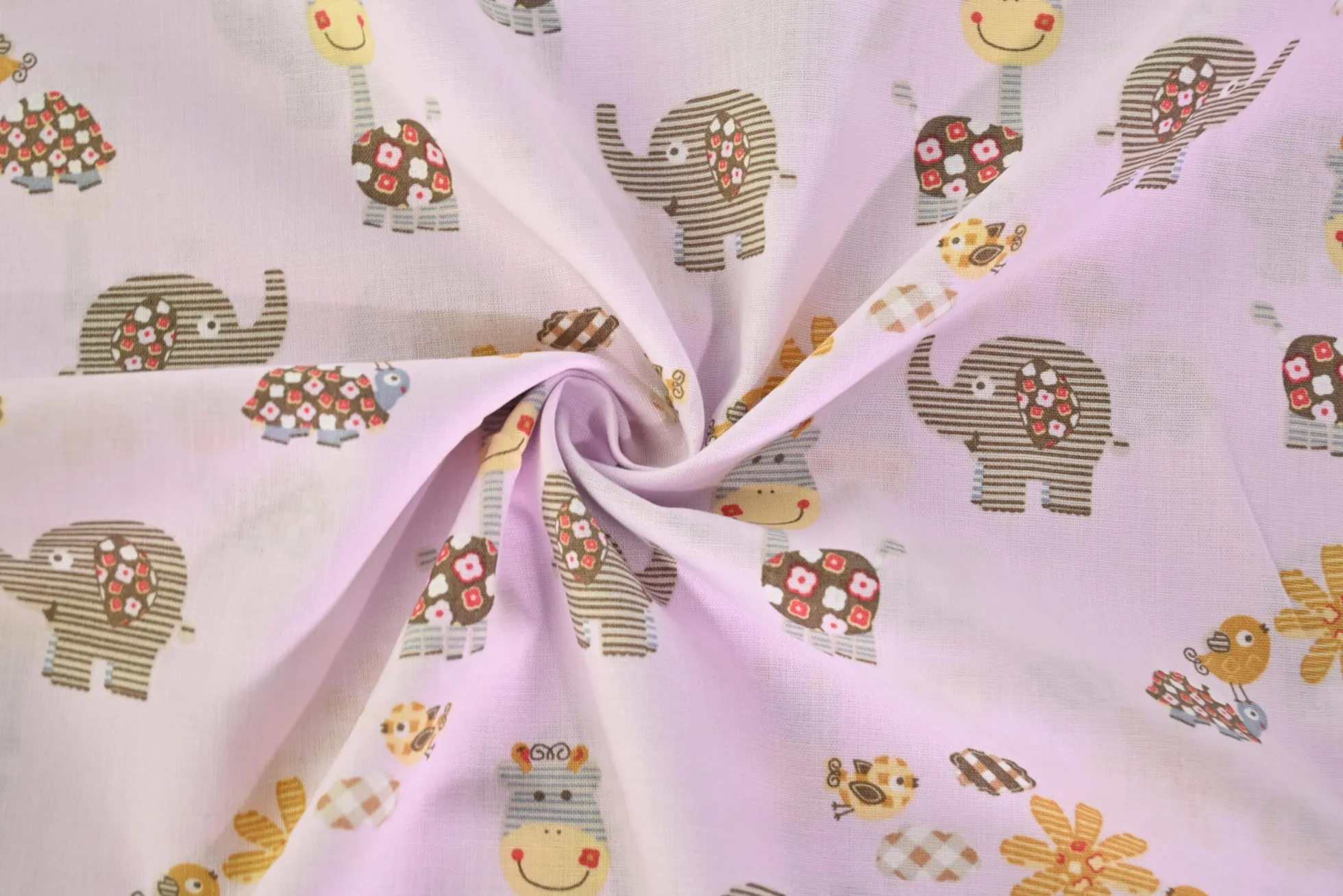 Katoen poplin – Safari Smiles