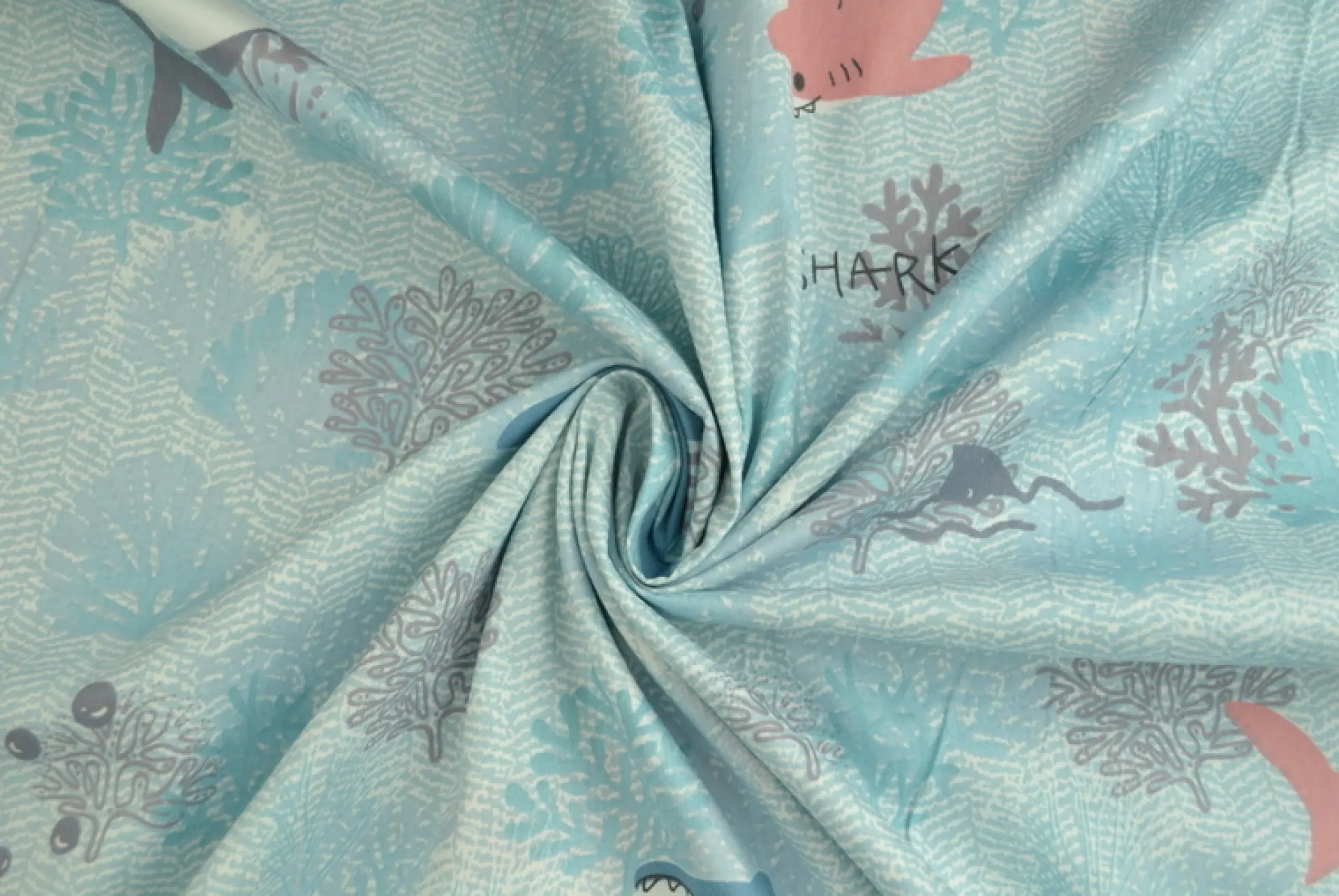 Katoen poplin – Sharks