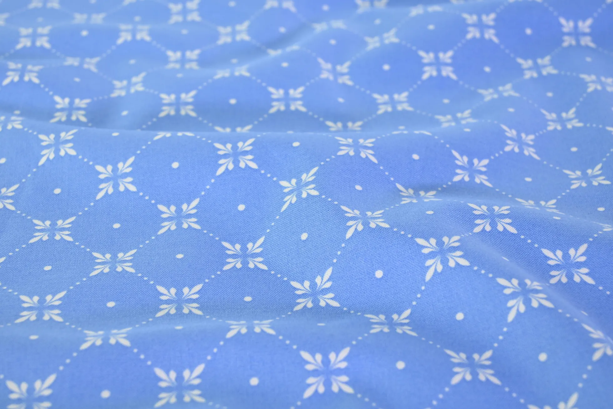 Katoen poplin – Sky Lattice