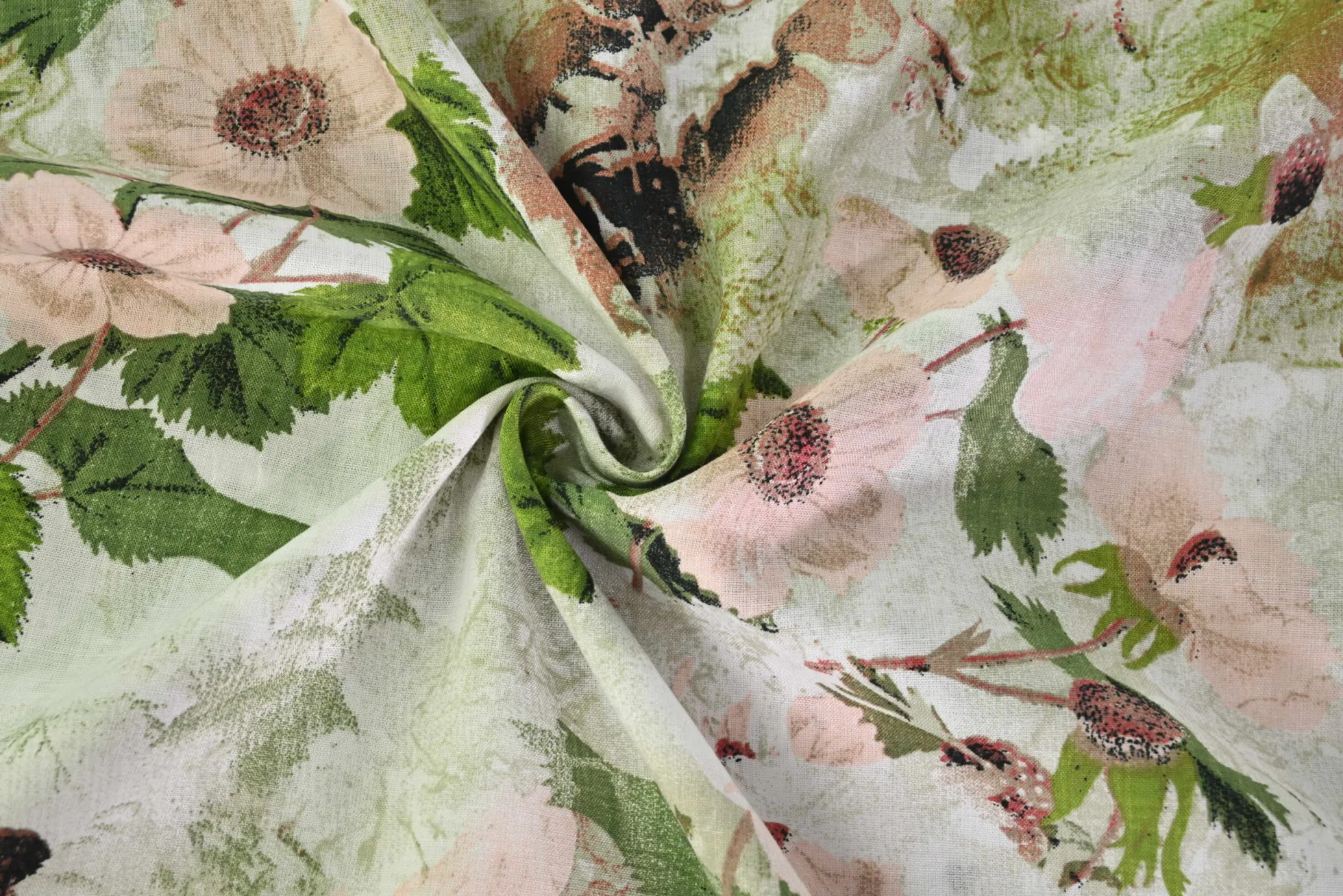 Katoen poplin – Woodland Anemones
