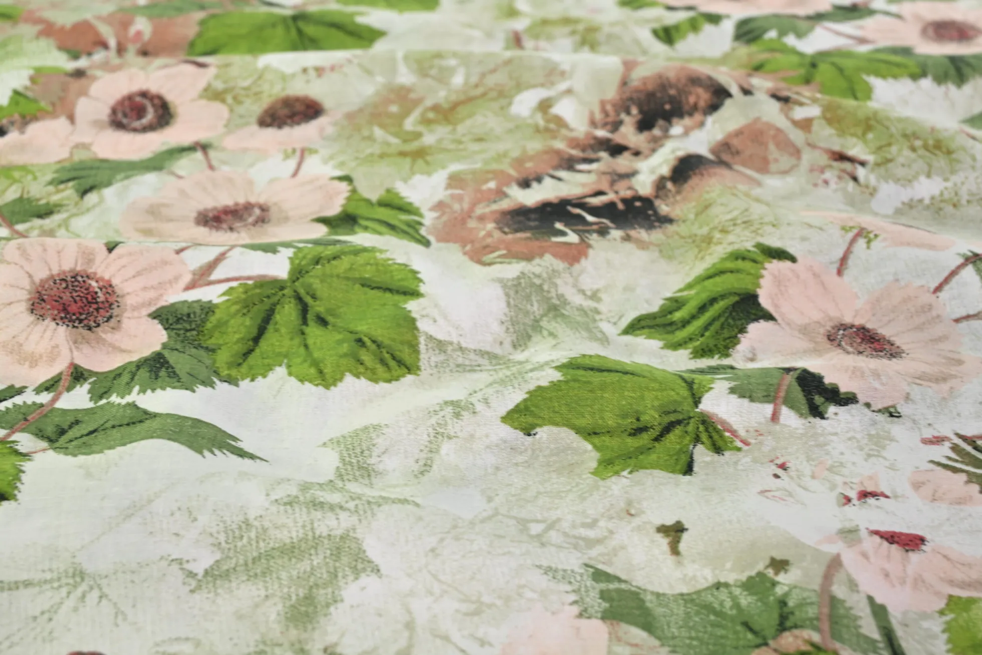Katoen poplin – Woodland Anemones