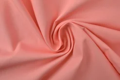 Katoen Poplin: Zalmroze