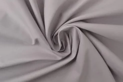 Katoen Poplin: Zilvergrijs