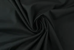Katoen Poplin: Zwart