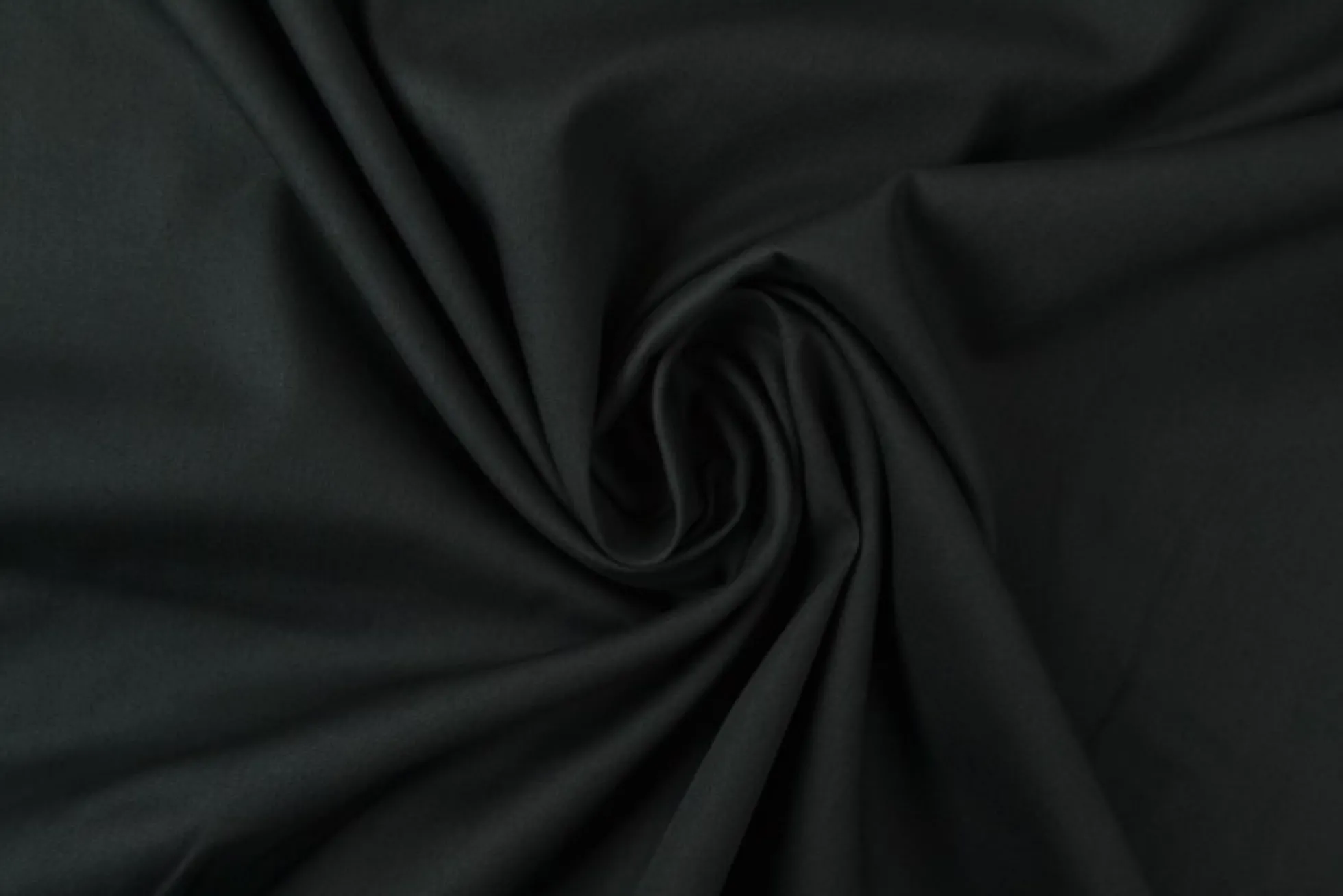 Katoen Poplin: Zwart
