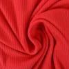 Katoen rib jersey – Rood