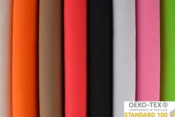Katoen rib jersey – Zwart