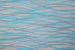 Katoen tricot – Aqua Flow Lines