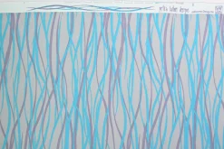 Katoen tricot – Aqua Flow Lines