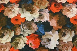 Katoen tricot – Autumn Painterly Roses