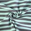 Katoen tricot – Baby blue grey stripes