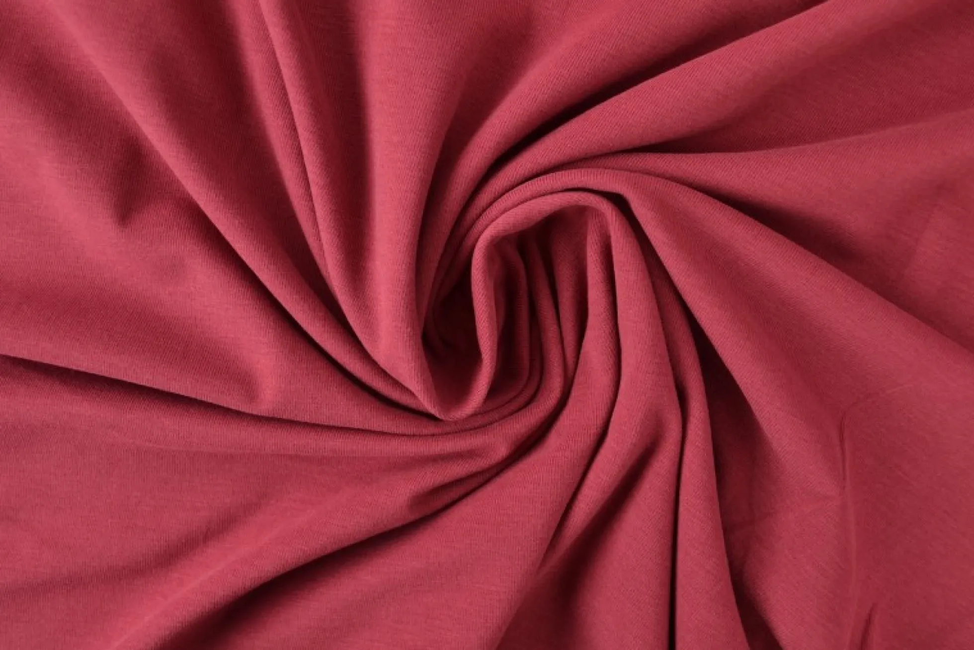 Katoen Tricot: Bordeauxrood