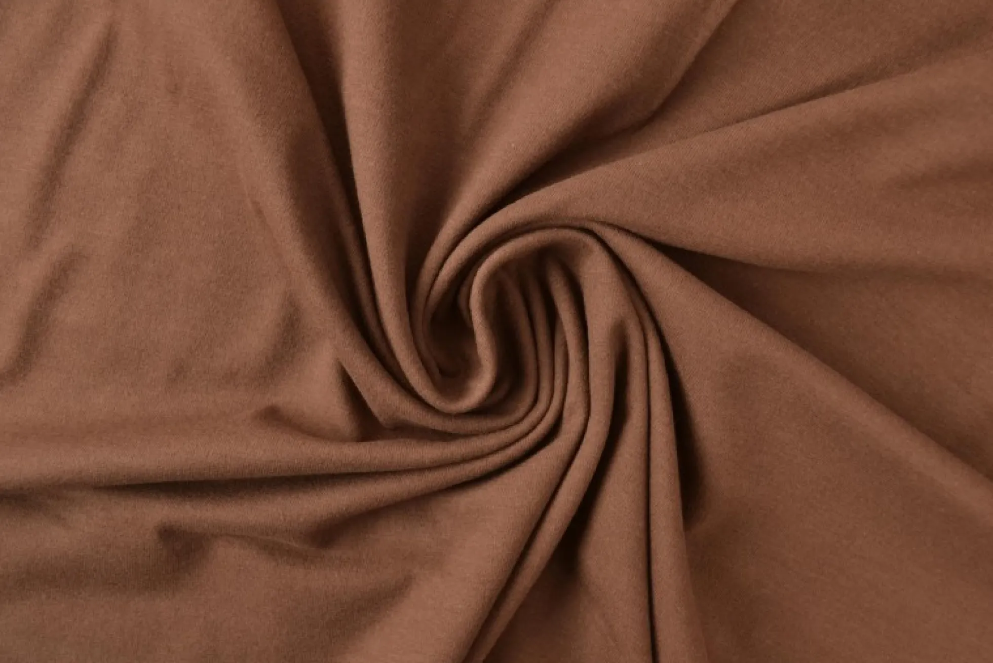 Katoen Tricot: Bruin