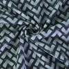 Katoen tricot – Charcoal Grey Arrow Geo