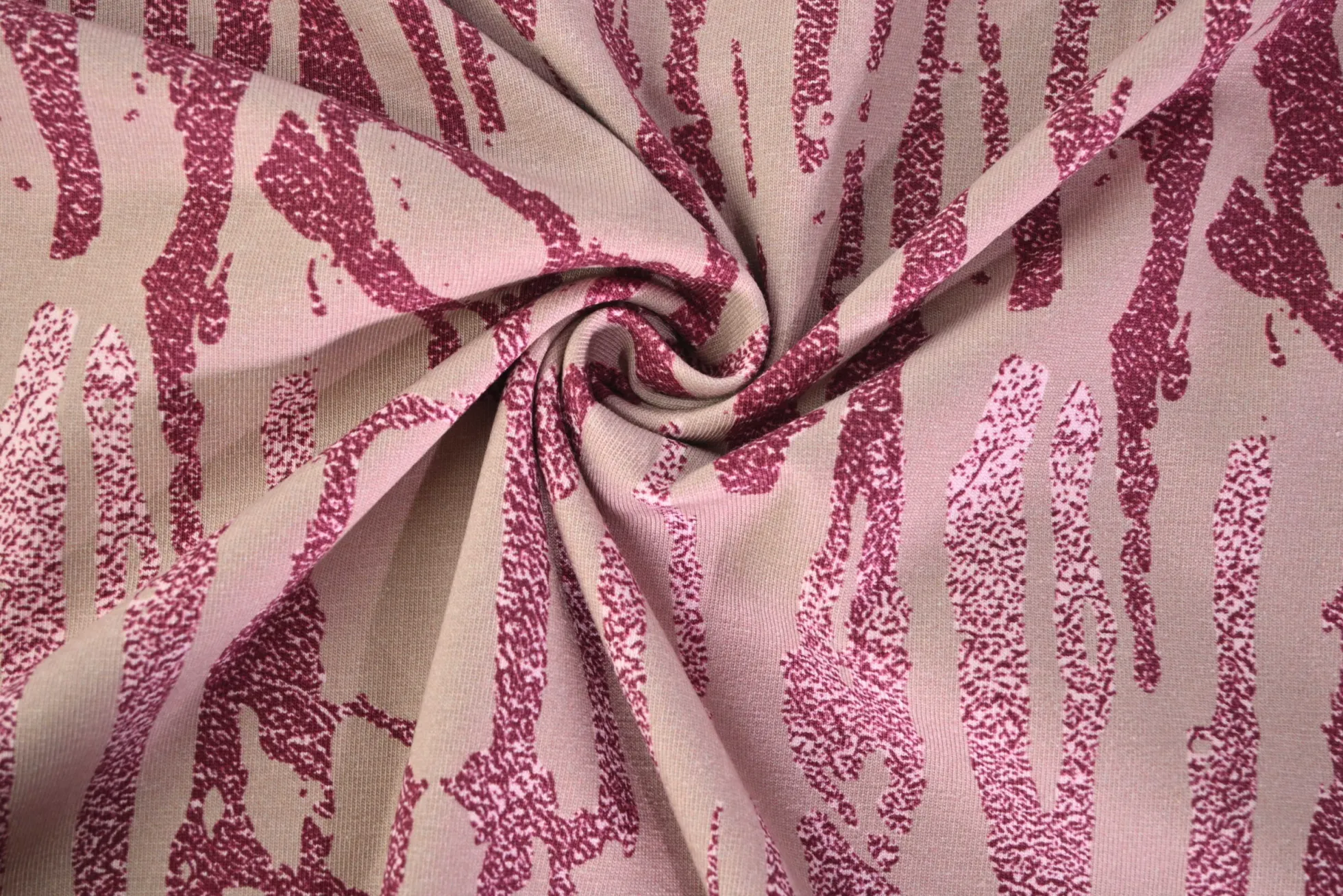 Katoen tricot – Dusty Pink Woodgrain