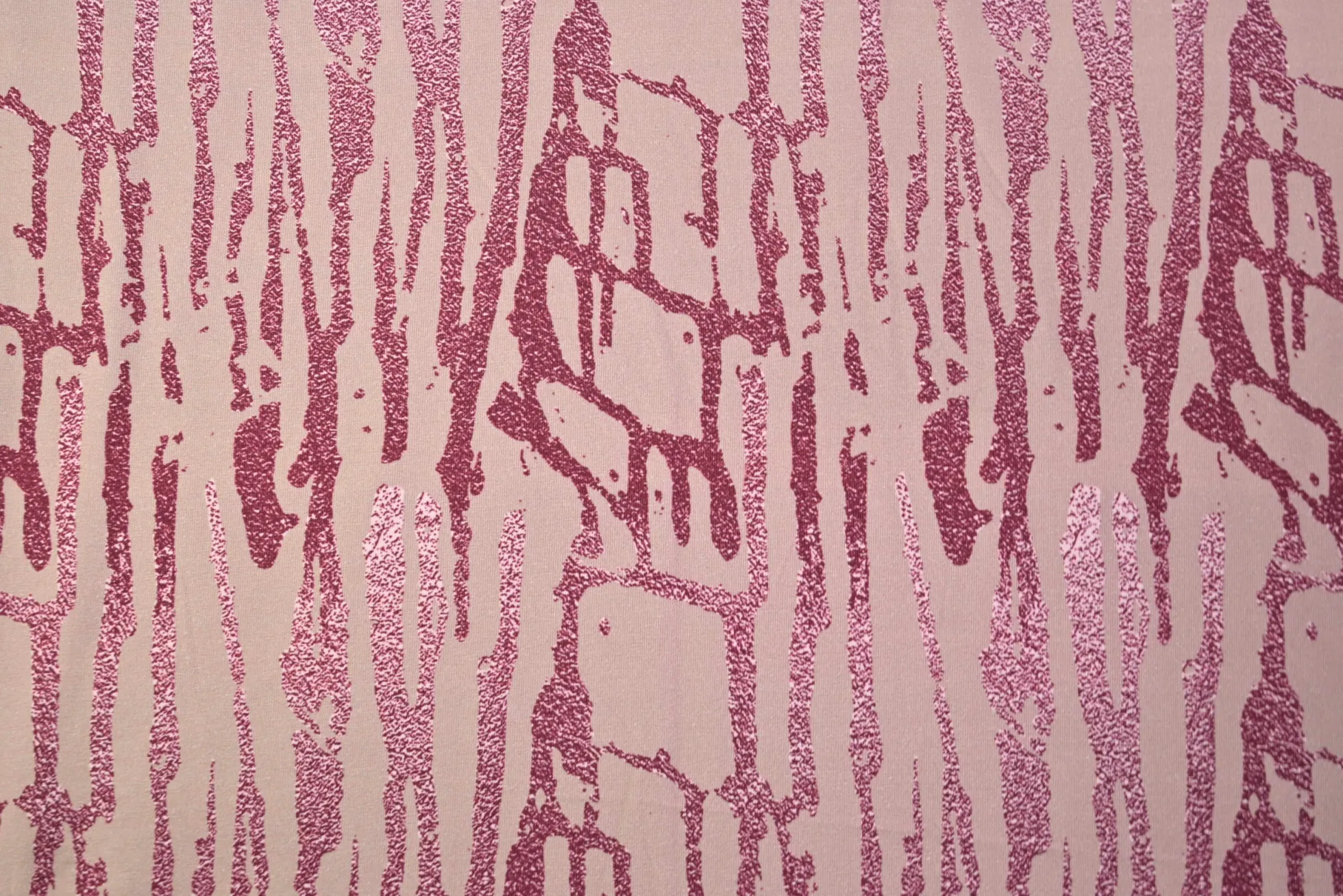 Katoen tricot – Dusty Pink Woodgrain