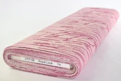 Katoen tricot – Dusty Pink Woodgrain