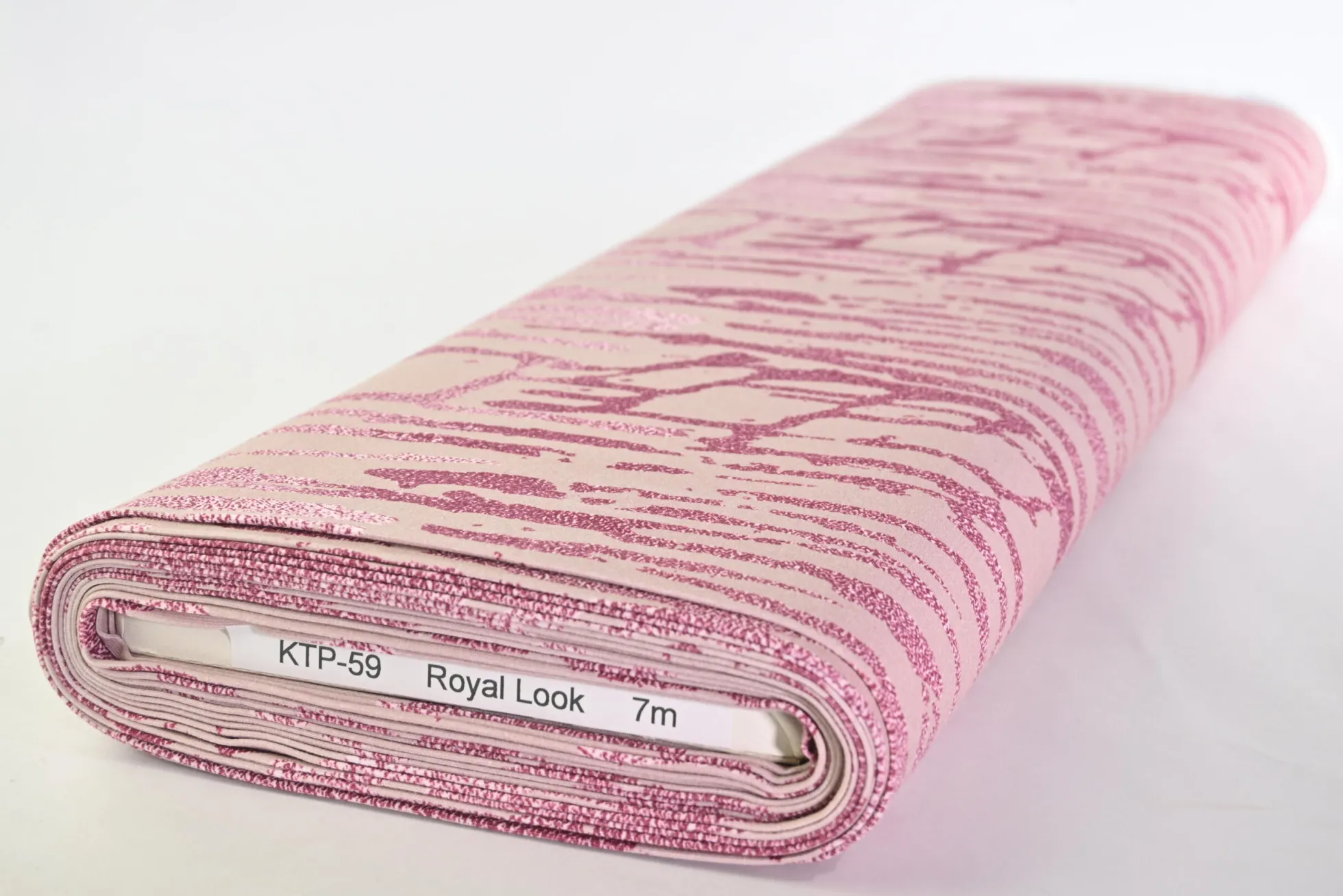 Katoen tricot – Dusty Pink Woodgrain