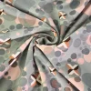 Katoen tricot – Grey Blush Retro Bubbles